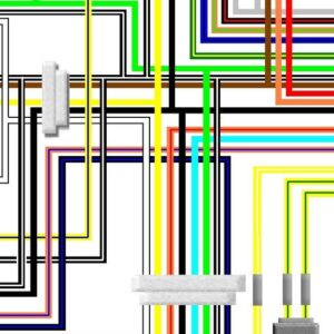 Suzuki GSXR1100 WS/T UK Spec Colour Wiring Diagram