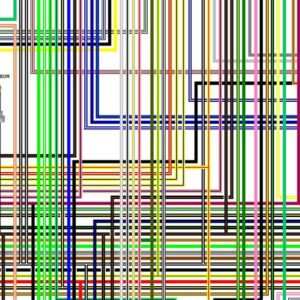 Suzuki GSXR600 colour wiring diagram