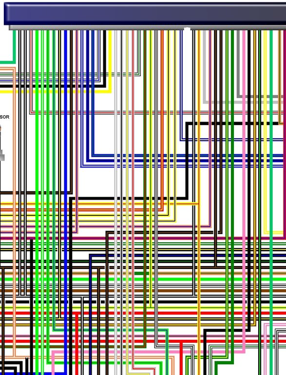 Suzuki GSXR600 colour wiring diagram