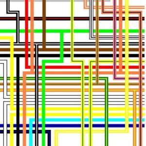 Suzuki GSXR 750 WP 1993 UK Spec Colour Wiring Diagram