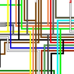 Suzuki GT250 X7 1978-81 UK Spec Colour Wiring Diagram
