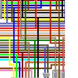 Yamaha FJ1200 1991 - 1992 Non- ABS UK Colour Wiring Diagram