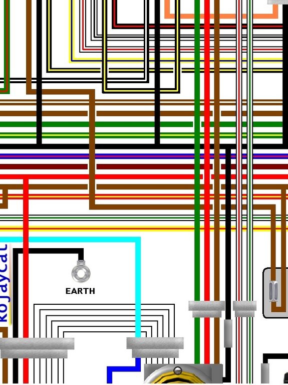 Yamaha RD350 LC 11 UK Spec Colour Wiring Diagram