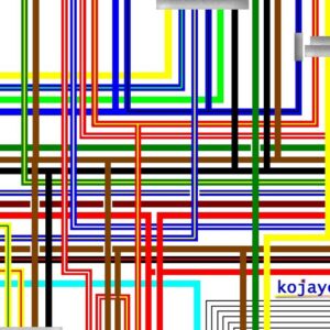 Yamaha XS650S F 1979 USA Spec Colour Wiring Diagram