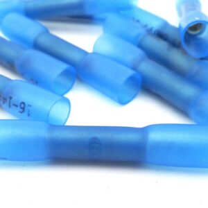 Blue Heat Shrink Butt terminal 10 Pack N-7
