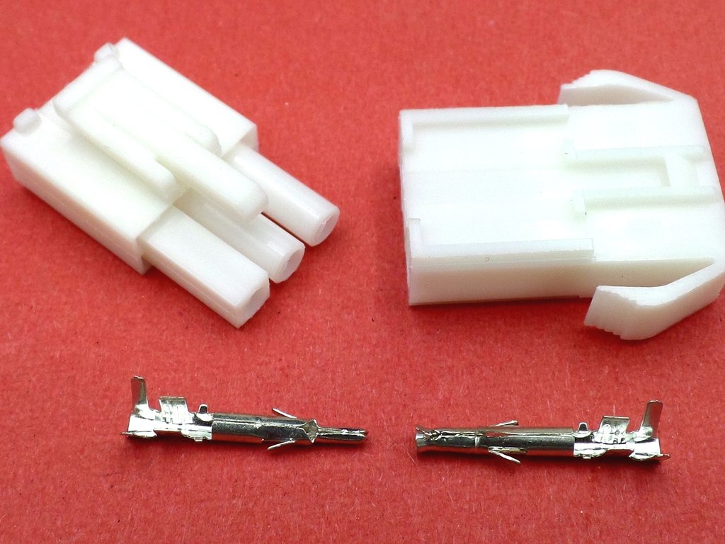 Connector 2.8mm 3 Way 12 volt CCM Motorcycle Wiring Loom K-25