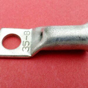 Terminal 35mm² M8 Tinned Battery Cable Copper Tube Ring L-10