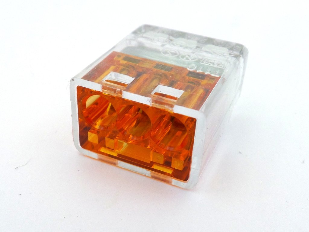 Helacon Plus 3 Way Cable Wire Orange Connector K-29