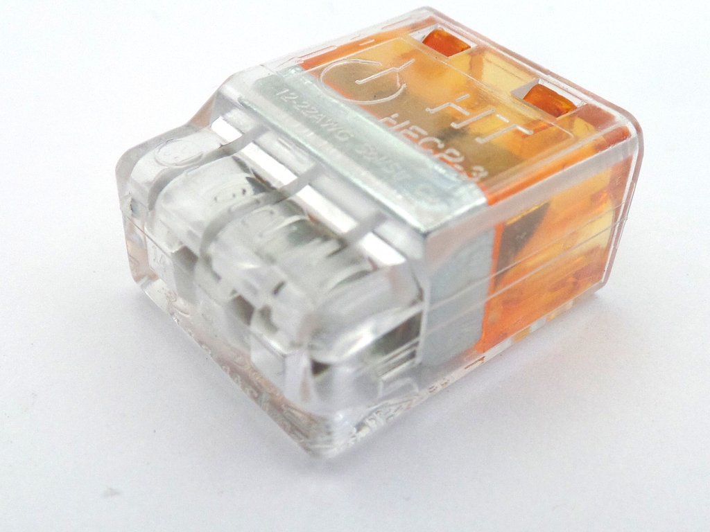 Helacon Plus 3 Way Cable Wire Orange Connector K-29 - Image 2