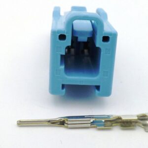 Connector 2 Way Male Blue Square Honda Indicator Plug T5-2