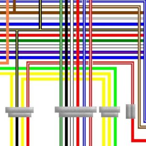 Kawasaki KH400 A3 UK/Euro Spec Colour Wiring Diagram