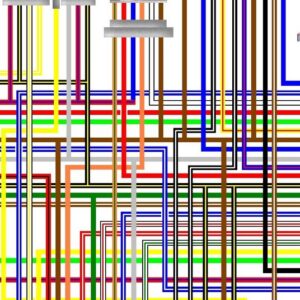 Kawasaki Z1300 KZ1300 A1 A2 UK Spec Colour Wiring Diagram