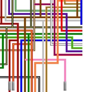 Kawasaki Z650 F2 1981 UK/Euro Spec Colour Wiring Diagram