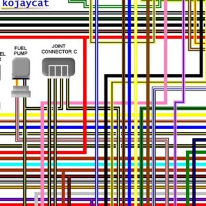 Kawasaki ZR750 J6 UK Spec Colour Wiring Diagram
