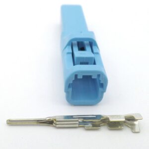 Connector 2 Way Male Blue Kawasaki Indicator Plug