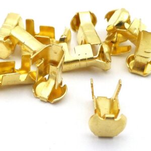 Terminal Brass Crimp Cable End Motorcycle Bulb Fuse 10 Pack L-6