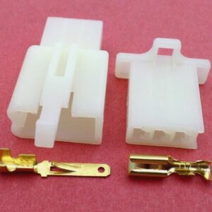 Connector 2.8mm 3 Way Cream MTW Motorcycle Wiring Loom L-33
