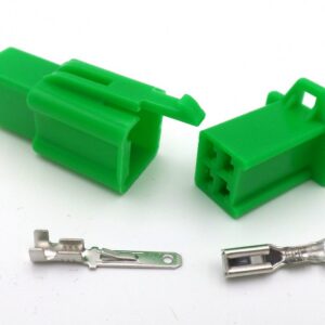 Connector 2.8mm 4 Way Green MTW Motorcycle Wiring Loom F-4