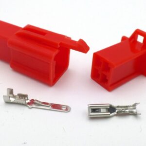 Connector 2.8mm 4 Way Red MTW Motorcycle Wiring Loom F-4