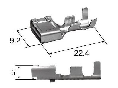 Connector 2 Way 7.8mm Sealed Female Plug A-9 - Image 4