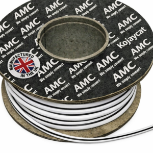 Cable 1.0mm² Thin Wall 16.5 Amp 12v White Tracer T-3