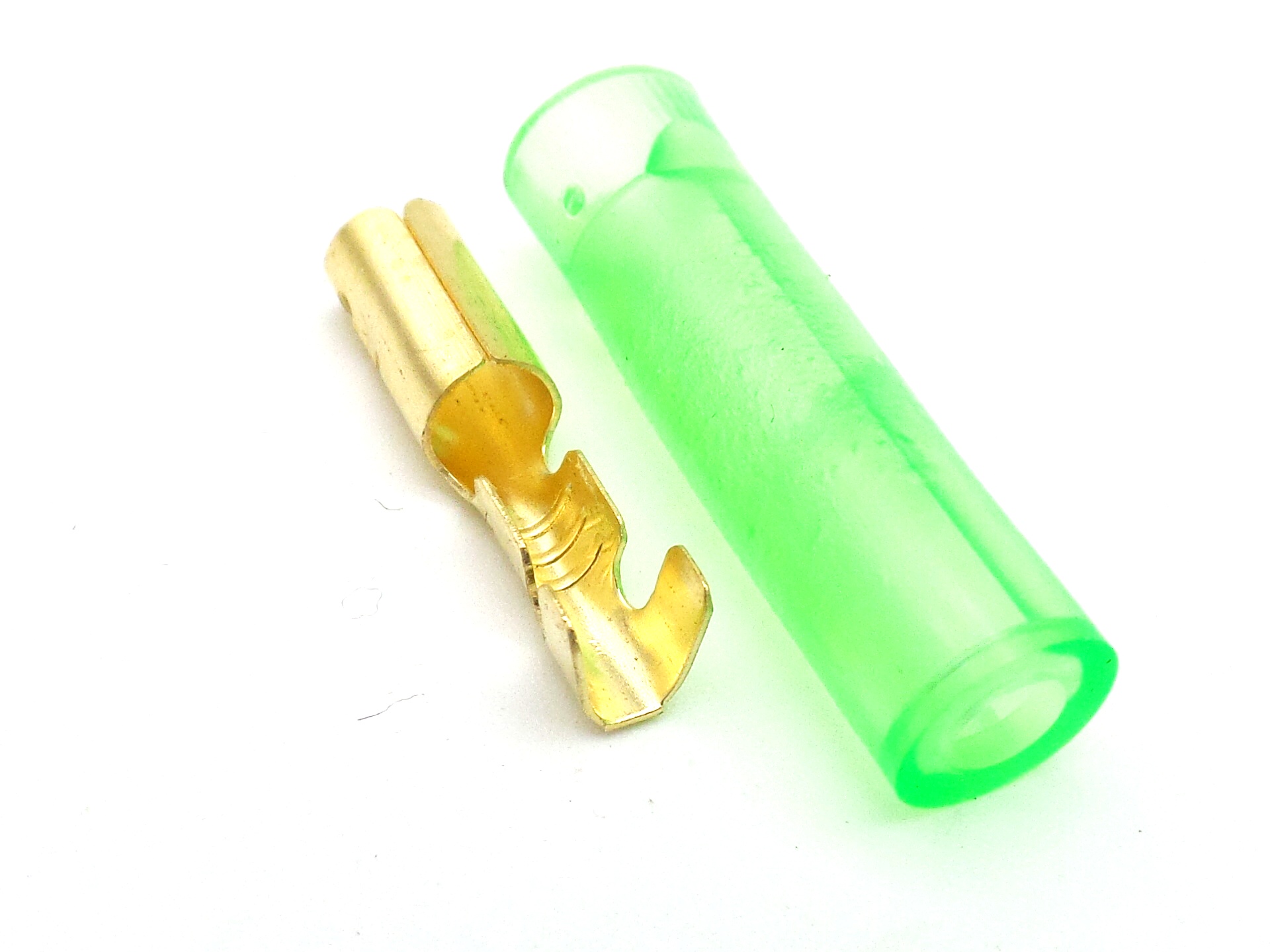3.5mm Japanese plain brass female motorcycle bullets