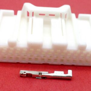 32 way nh series white female dash connector 6098-5287